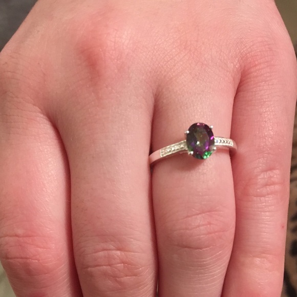 💜Genuine Mystic Topaz Ring💜 - Picture 6 of 8